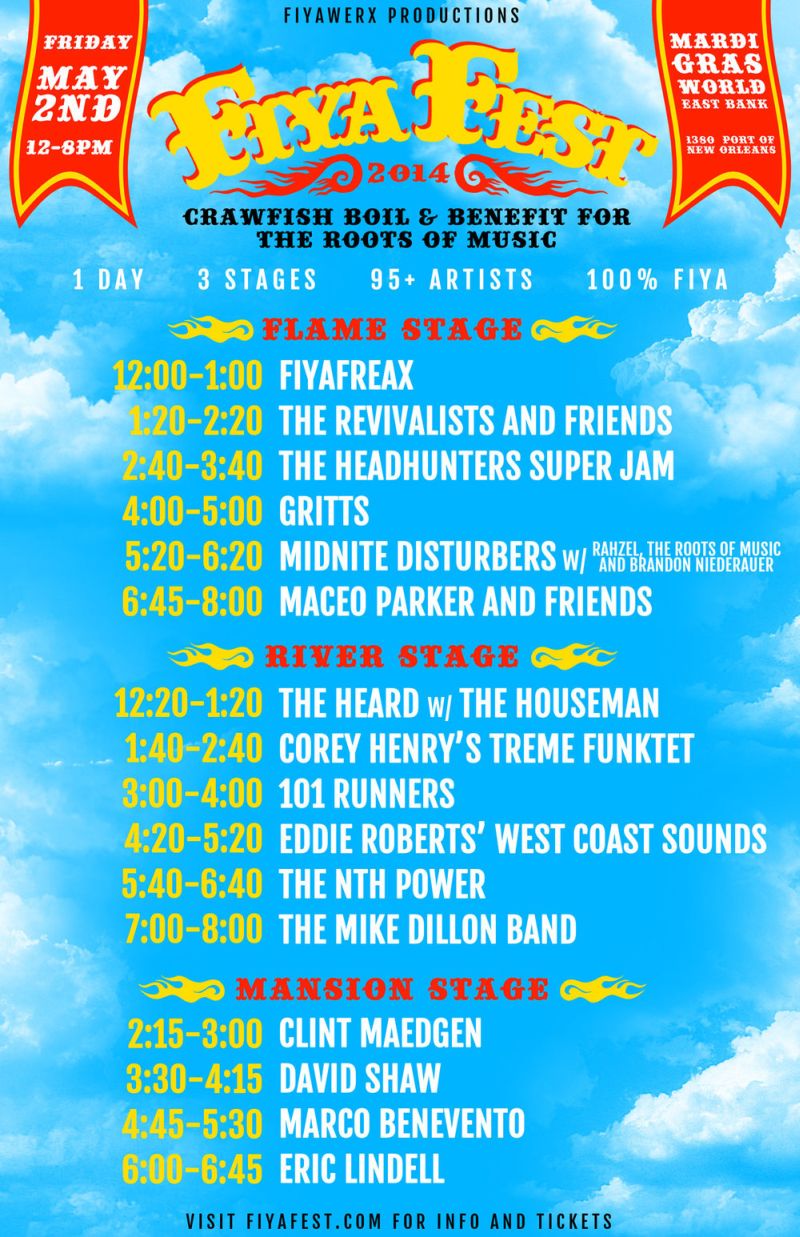 Fiya Fest Schedule